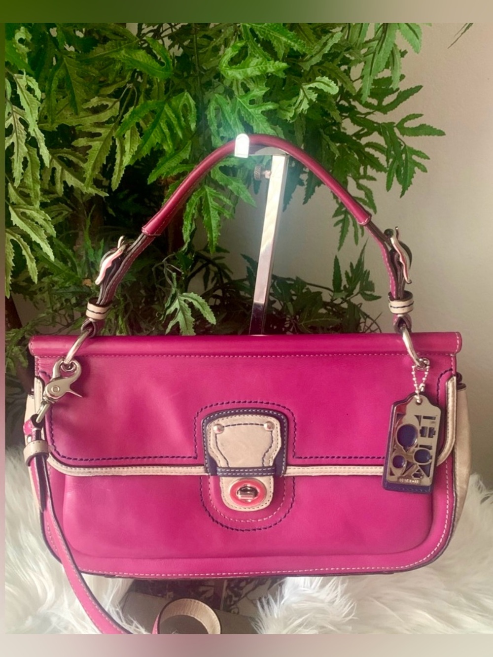 Coach Legacy City Willis 70th Anniversary Willis bag 2 Way COLOR BLOCK LEATHER